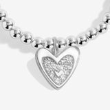 Joma Jewellery  Kids' A Little 'Happy Birthday Daughter' Bracelet In Silver Plating