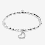 Joma Jewellery Kids' A Little 'Happy Birthday Niece' Bracelet In Silver Plating