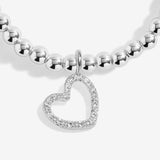 Joma Jewellery Kids' A Little 'Happy Birthday Niece' Bracelet In Silver Plating