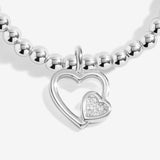 Joma Jewellery Kids' A Little 'Happy Birthday Granddaughter' Bracelet In Silver Plating