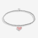 Joma Jewellery Kids' A Little 'Strong Girls Club' Bracelet In Silver Plating