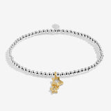 Joma Jewellery Kids' A Little 'Fearless' Bracelet In Silver And Gold Plating