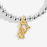 Joma Jewellery Kids' A Little 'Fearless' Bracelet In Silver And Gold Plating