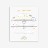 Joma Jewellery  Duo A Little 'Mummy And Me' Bracelets In Silver Plating