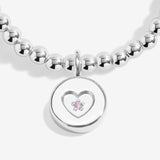 Joma Jewellery Kids' Confetti A Little 'Officially a Teenager' Bracelet In Silver Plating