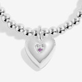 Joma Jewellery Kids' Confetti A Little 'Wonderful Granddaughter' Bracelet In Silver Plating