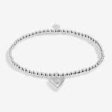Joma Jewellery  Kids' Confetti A Little 'Super Sister' Bracelet In Silver Plating
