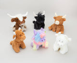 Jomanda Mini Horny Highland Cow Plush Baby Soft Toy - 11cm