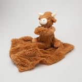 Jomanda Horny Highland Cow Baby Soft Toy Soother Comforter 29cm