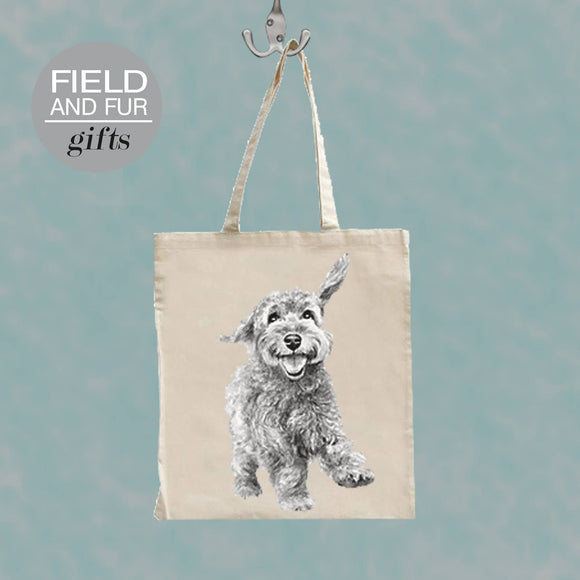 Field and Fur Gifts - Chris, Cockapoo Tote Shopping Bag