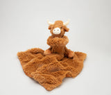 Jomanda Horny Highland Cow Baby Soft Toy Soother Comforter 29cm