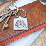 Wrendale Birds of a Feather Keyring