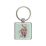 Wrendale 'Feline Good' cat keyring.