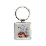 Wrendale Love and Hedgehugs' hedgehog keyring.