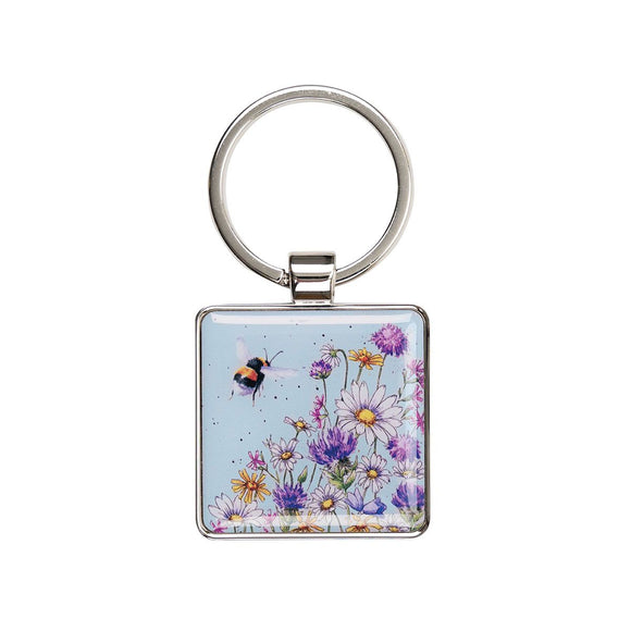 Wrendale  'Just Bee-cause' bee keyring.