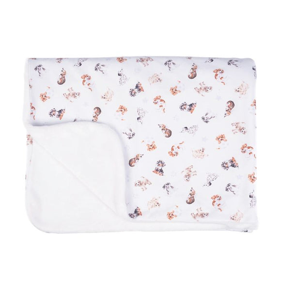 Wrendale Little Paws Dog Baby Blanket