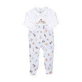 Wrendale  'Little Paws' Dog Printed Babygrow -3-6 Months