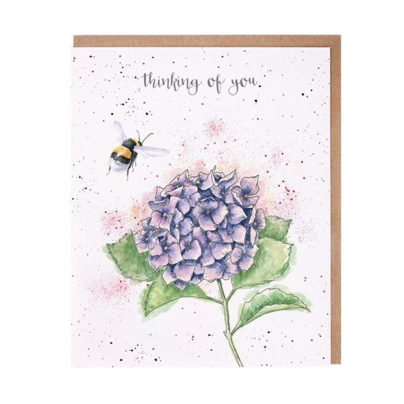 Wrendale 'Hydrangea' Thinking of You Card
