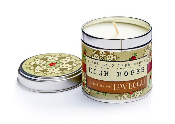 LoveOlli Scented Tin Candle High Hopes - Gifteasy Online