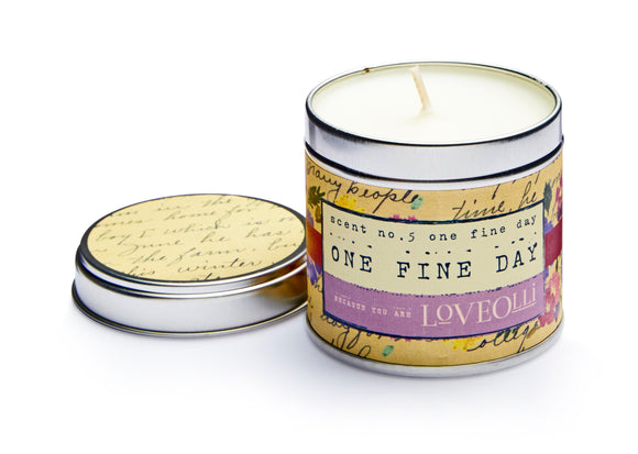LoveOlli Scented Tin Candle One Fine Day - Gifteasy Online