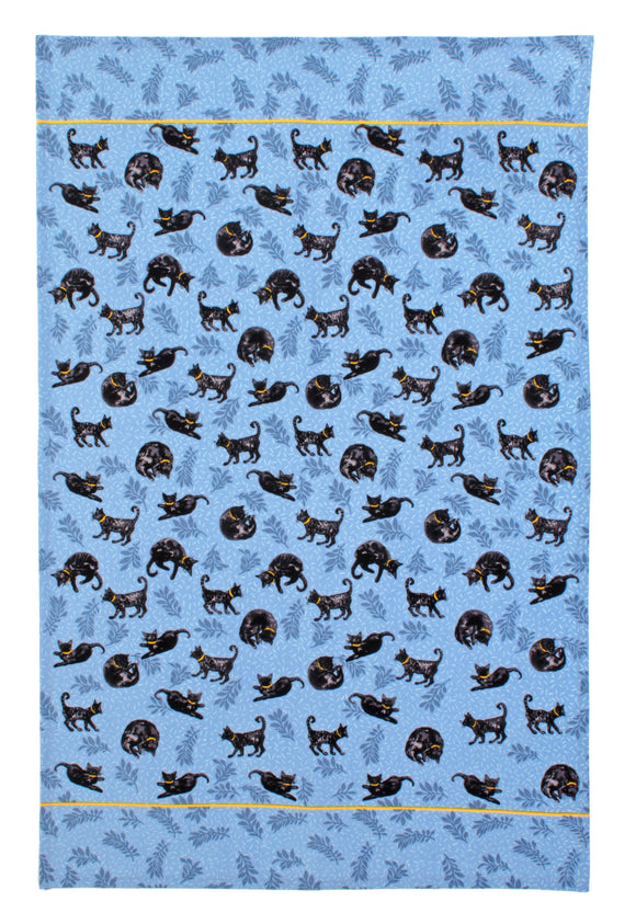 Cotton Tea Towel Cat Nap by Ulster Weavers - Gifteasy Online