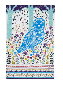 Cotton Tea Towel Woodland Owl by Ulster Weavers - Gifteasy Online