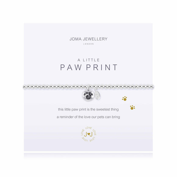 Joma Jewellery A Little Paw Print Bracelet - Gifteasy Online