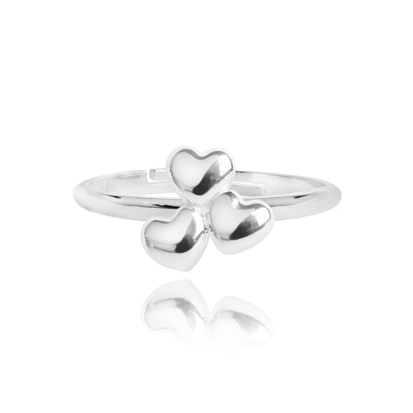 Joma Jewellery Trio of Hearts Love Ring - Gifteasy Online