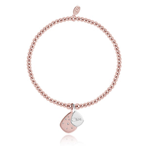 Joma Jewellery Life's A Charm 'Shine' Rosegold Bracelet - Gifteasy Online