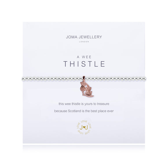 Joma Jewellery A Wee Thistle Bracelet - Gifteasy Online