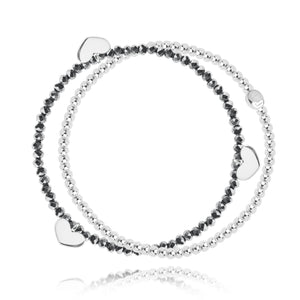 Joma Jewellery Double Heart Bracelet Sale Price - Gifteasy Online