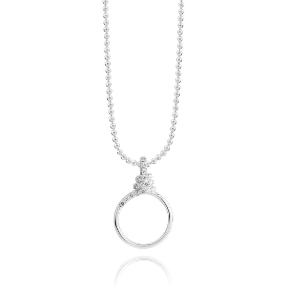 Joma Jewellery Lucky Knot Silver Necklace Sale Price - Gifteasy Online