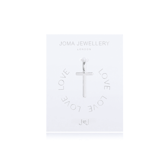 Joma Jewellery Silver Letter Charm 'T' - Gifteasy Online