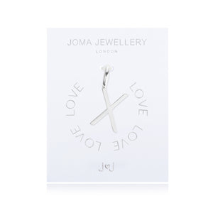 Joma Jewellery Silver Letter Charm 'X' - Gifteasy Online