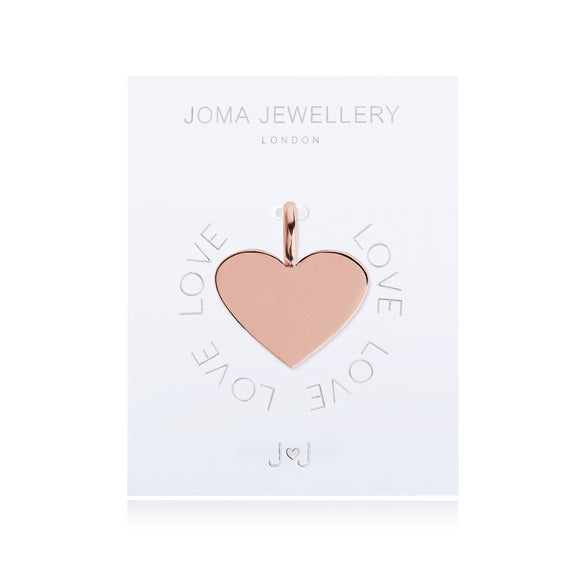 Joma Jewellery Charm Love Gold Heart - Gifteasy Online
