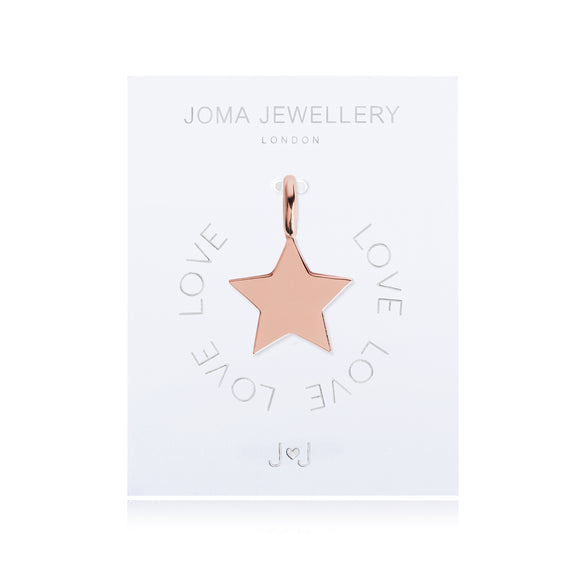 Joma Jewellery Charm Love Gold Star - Gifteasy Online