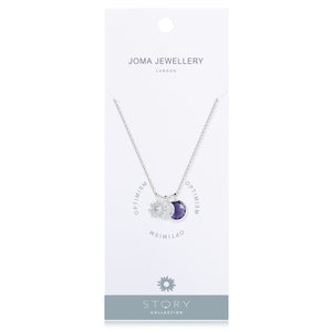 Silver Plated Story Collection Optimism Pendant Necklace  Joma Jewellery - Gifteasy Online