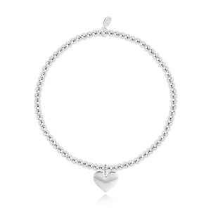 Joma Jewellery Silver Heart Bracelet - Gifteasy Online
