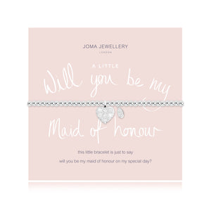 Joma Jewellery Will You Be My Maid of Honour Bracelet - Gifteasy Online