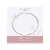 Joma Jewellery Plain Silver Bangle - Gifteasy Online