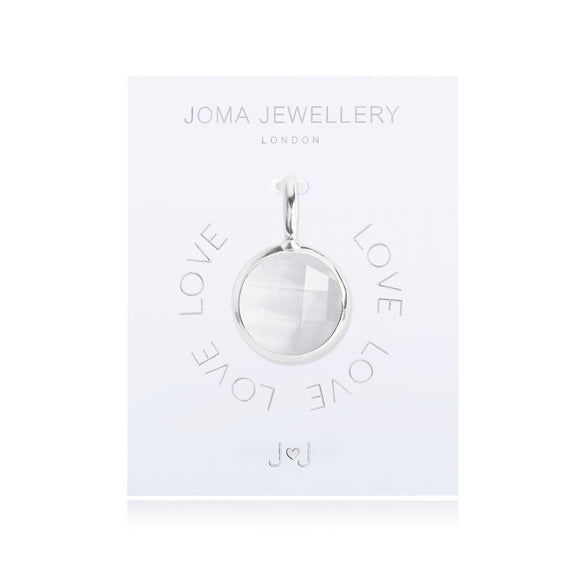 Joma Jewellery Charm Love Round Crystal Stone - Gifteasy Online
