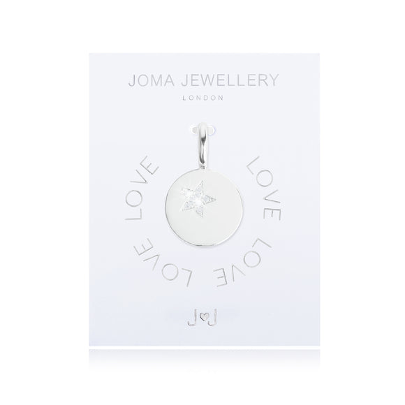 Joma Jewellery Charm Love Star Disc - Gifteasy Online