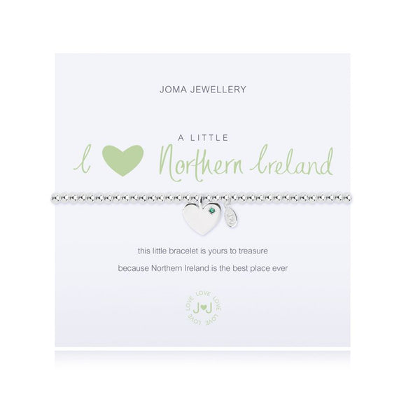 Joma Jewellery a little I (heart) Northern Ireland Bracelet - Gifteasy Online