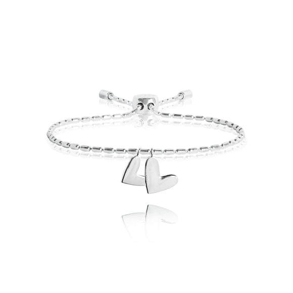 Joma Jewellery Silver Heart Bracelet - Gifteasy Online