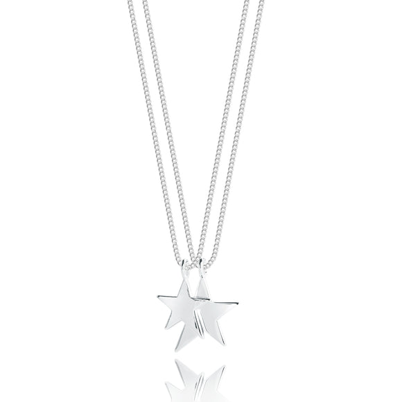 Joma Jewellery Karli Double Strand Star Necklace Free Gift Bag and Tag - Gifteasy Online