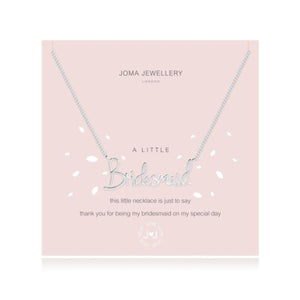 Joma Jewellery A little Bridesmaid Thank you Necklace - Gifteasy Online
