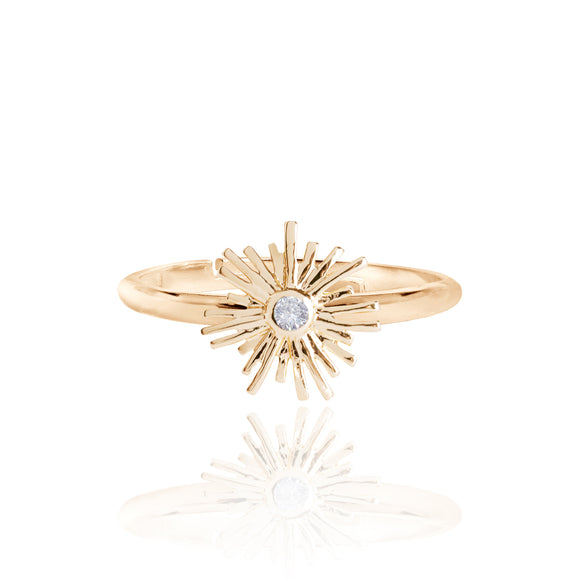 Joma Jewellery Sunburst Ring Adjustable - Gifteasy Online