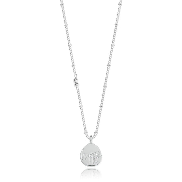 Joma Jewellery Happy Necklace - Silver and Rose Gold - Gifteasy Online