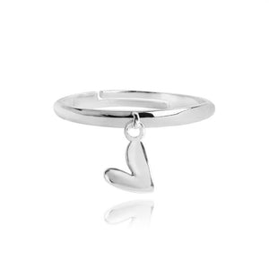 Joma Jewellery Aria Silver Heart Ring - Gifteasy Online