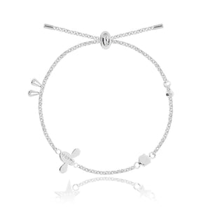 Joma Jewellery Bee Happy Silver Bracelet - Gifteasy Online